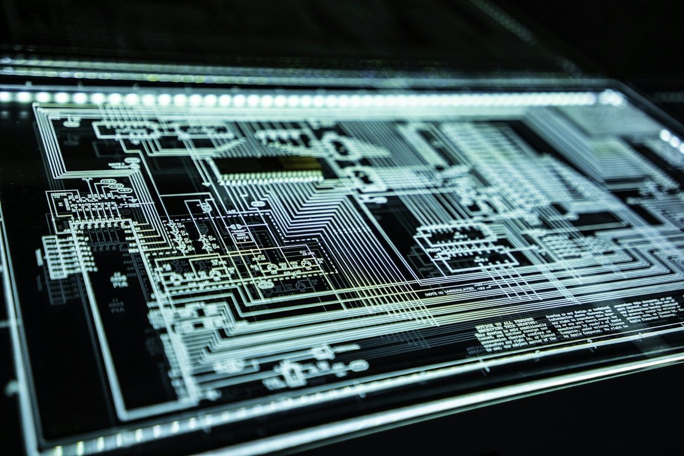 Illuminated computer hardware